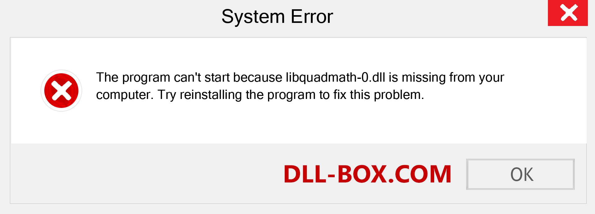  libquadmath-0.dll file is missing?. Download for Windows 7, 8, 10 - Fix  libquadmath-0 dll Missing Error on Windows, photos, images