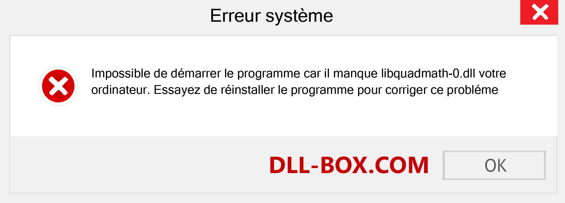 Le fichier libquadmath-0.dll est manquant ?. Télécharger pour Windows 7, 8, 10 - Correction de l'erreur manquante libquadmath-0 dll sur Windows, photos, images